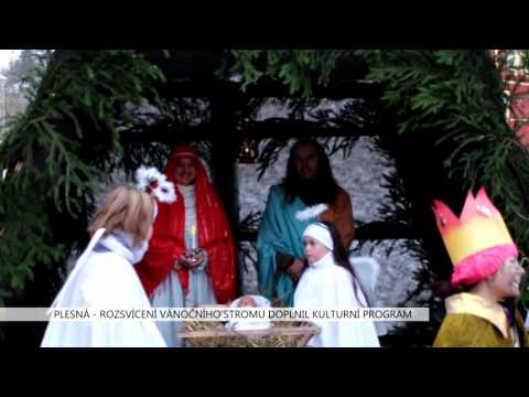 Plesná: Rozsvícení vánočního