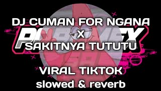 DJ CUMAN FOR NGANA X SAKITNYA TUTUTU || slowed & reverb || VIRAL TIKTOK!!!