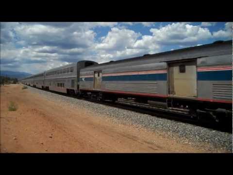 Amtrak's Southwest Chief with a Cascades Locomotive