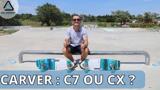 TUTO : Quelles DIFFÉRENCES entre les trucks C7 et CX des surfskates CARVER ?