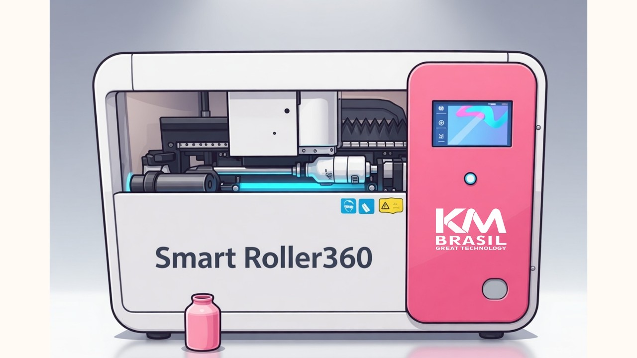 Conheça a Smart Roller 360: A Revolução na Impressão UV de Copos e Garrafas! 🚀