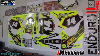 sticker para moto fluorescente 3