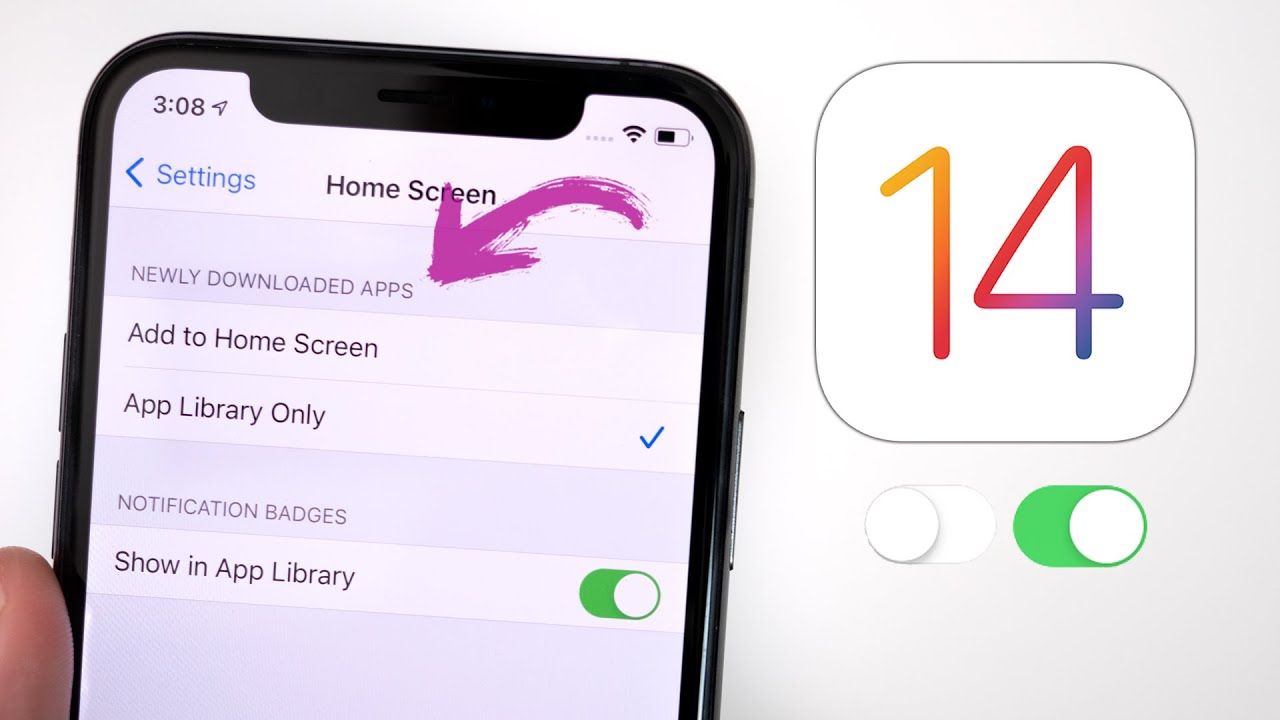 how to change app settings on iphone