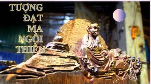 Tượng Đạt Ma Ngồi Thiền Gỗ Lữa Trắc Đỏ Đen Phần 2