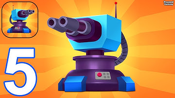 Merge Gun Tower Defense - Gameplay Walkthrough Part 5 Shooting Towers Merge Defense (Android)