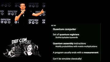 DEF CON 23 -  Jean Philippe Aumasson - Quantum Computers vs Computers Security