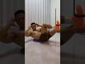Abs Exercise 🔥 at Home #sixpackabs #homeexercise #viral #trend #edit