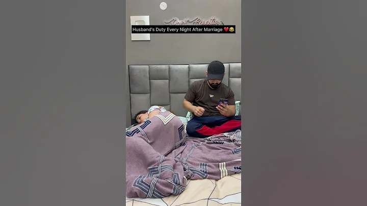 Every Husband Duty After Marriage ❤️🙈 #swatimonga #rajatswati #husbandwife #couplegoals #funny