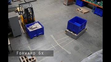 Unit load carrier AGV Docking