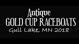 Gold Cup & Race Boat Regatta, Gull Lake, MN 2018