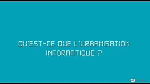 Pourquoi urbaniser un système d'information ?