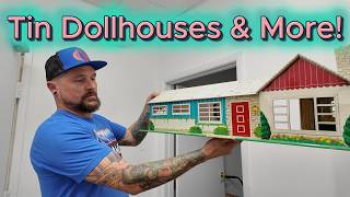 Tin Dollhouses and The Processing Area Is Getting Cleaned Up!