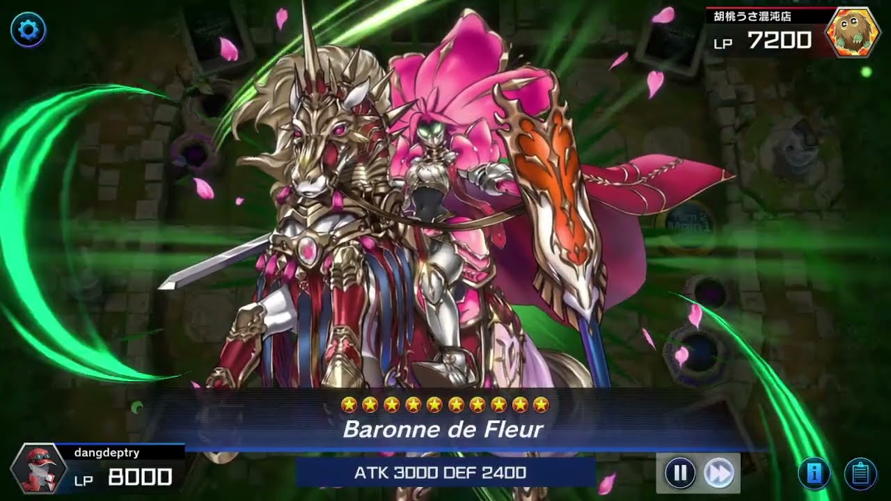 Summon Crystal Clearwing and Baronne de fleur in 1 turn