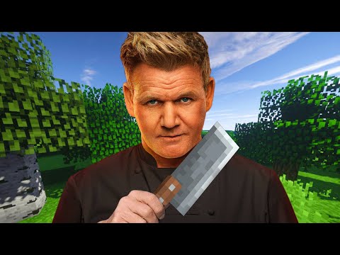 Gordon Ramsay Cooking Show in Minecraft