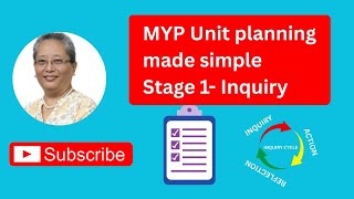MYP unit planning process made simple