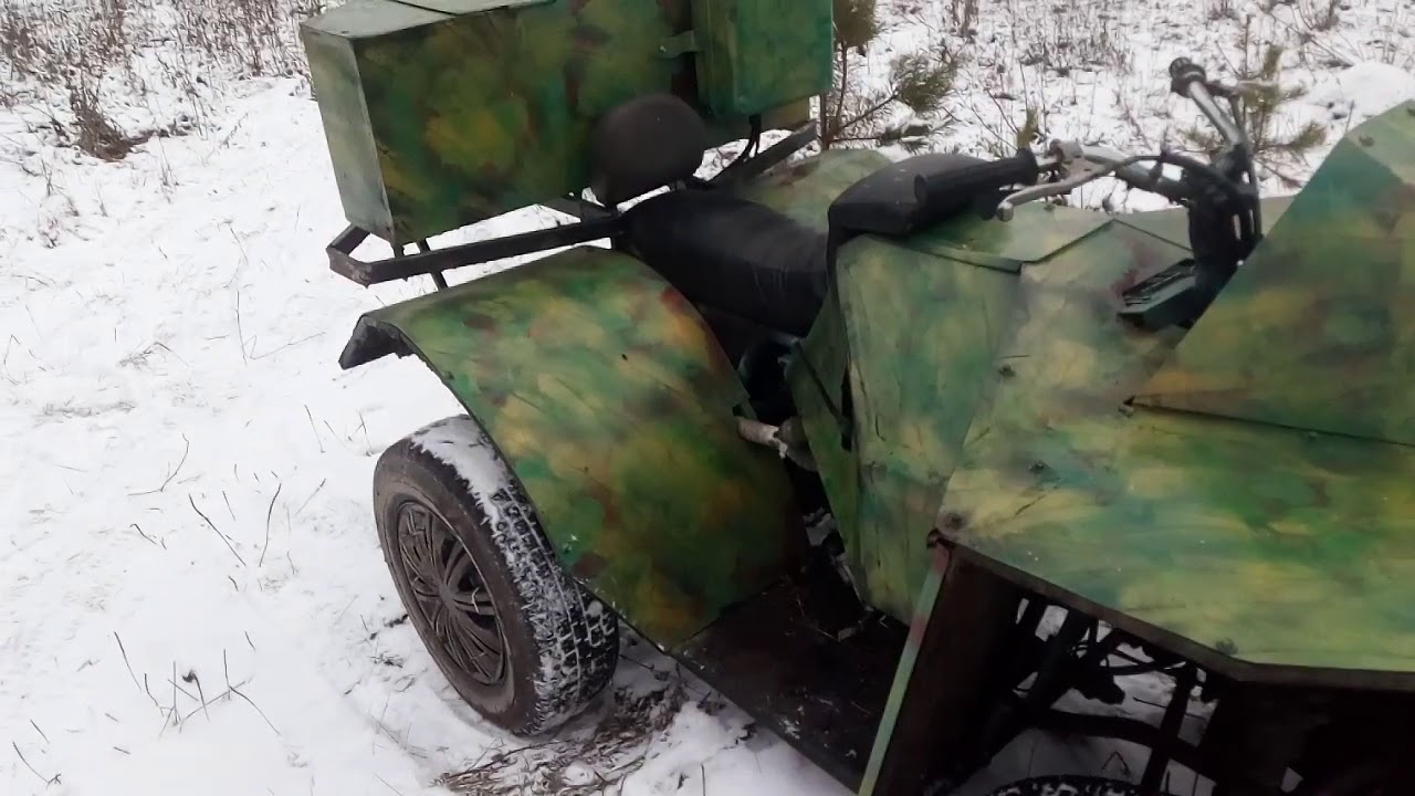 Квадроцикл с двигателем ока