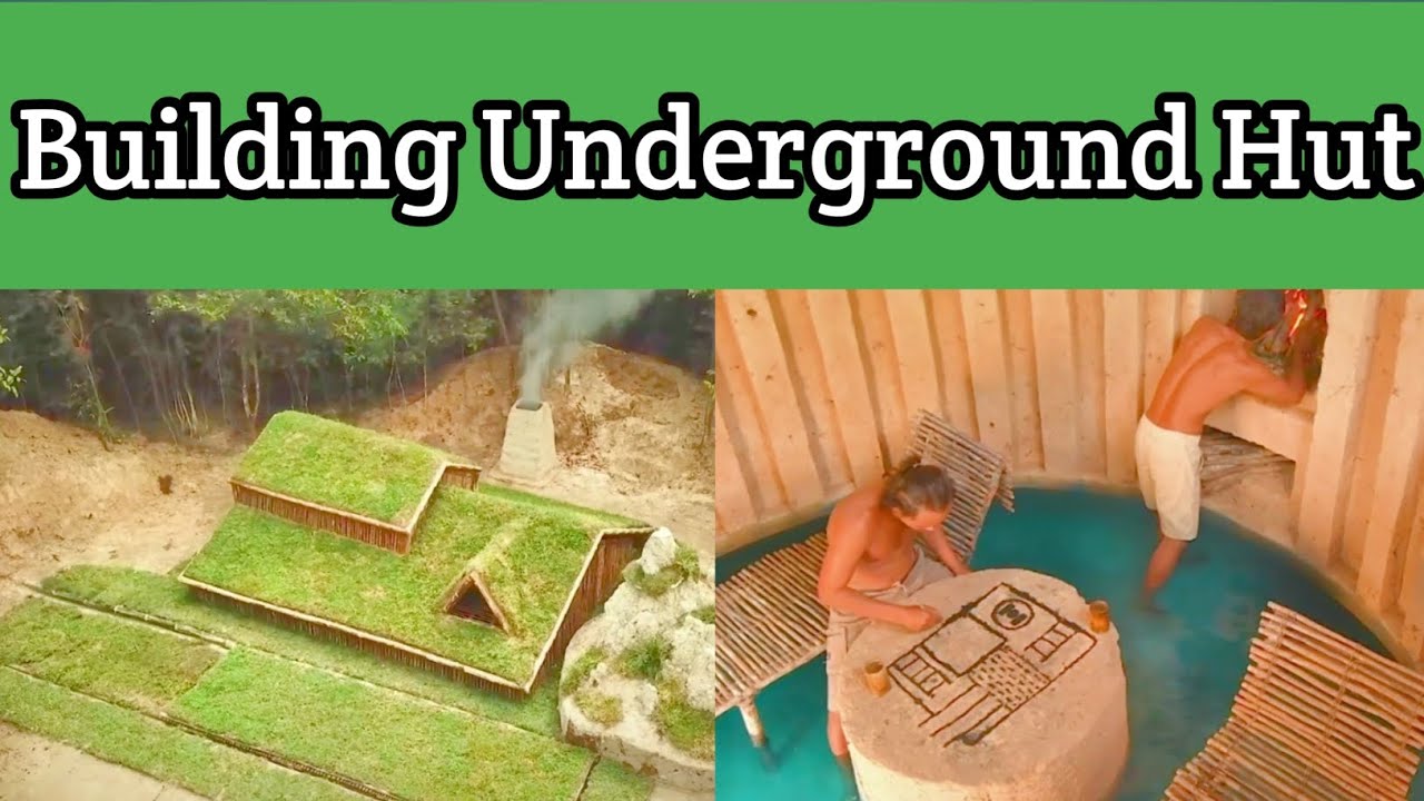 Pakistani Reaction on Building Underground Hut with Grass Roof & Fireplace with Clay
