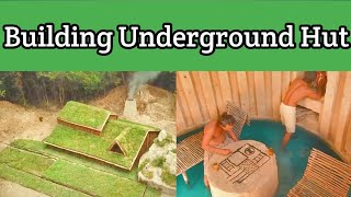 Pakistani Reaction on Building Underground Hut with Grass Roof & Fireplace with Clay