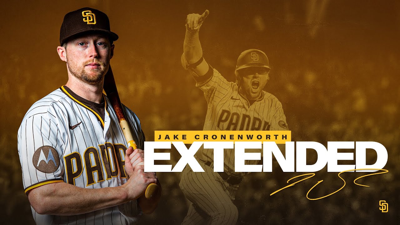 The Padres have extended Jake Cronenworth to a new contract. 