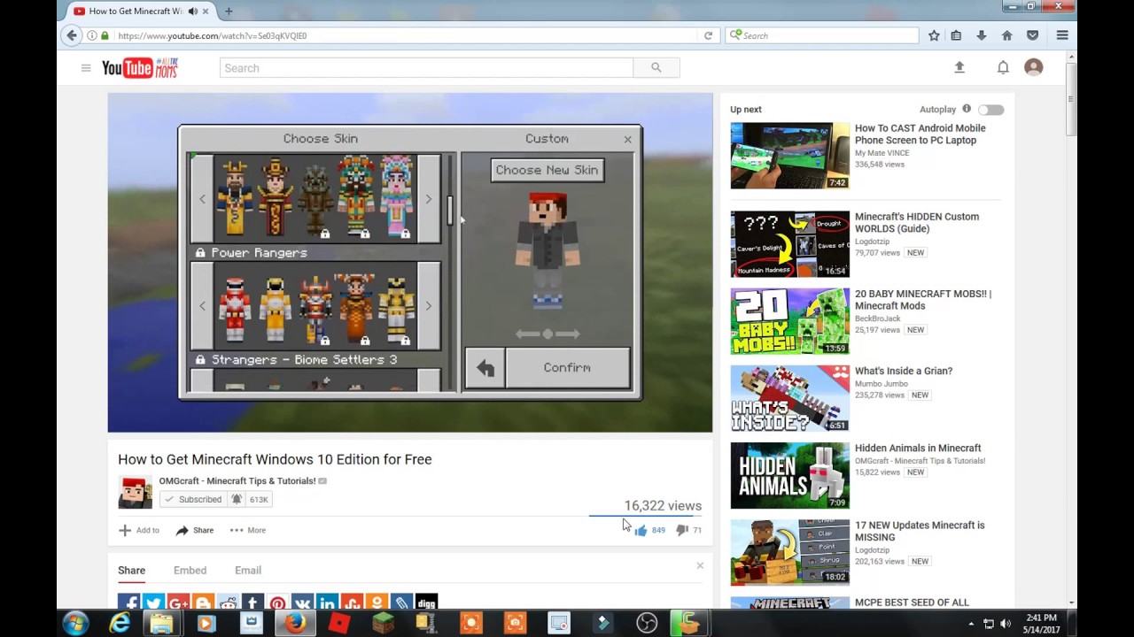 How to get Minecraft Windows 10 for free - YouTube