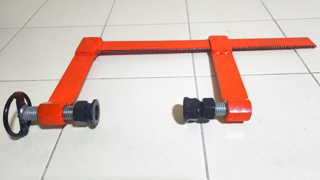 How to Make a F Clamp at Home Step by Step clamp diyweldingtools