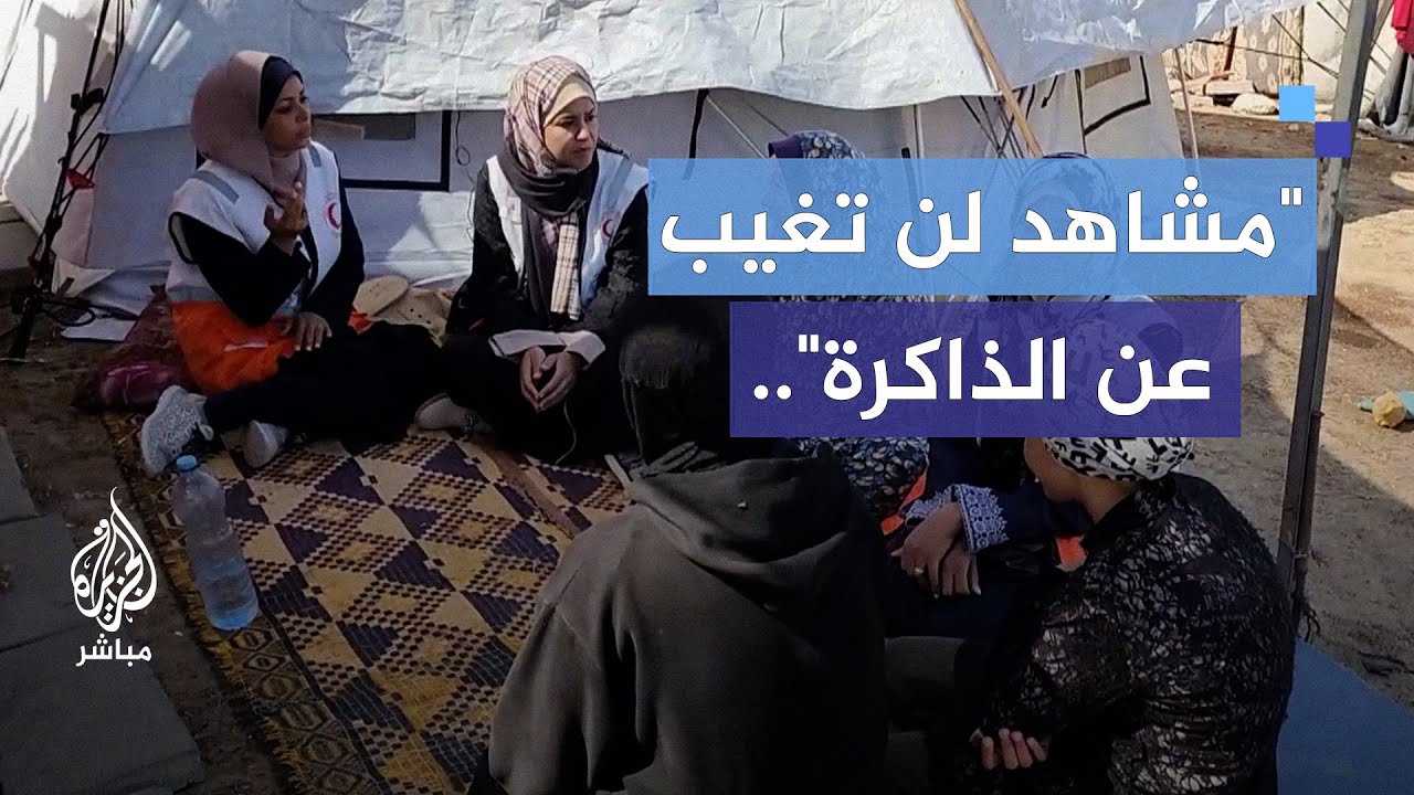 صراخ وعويل.. استمرار الحرب يزيد الضغوط النفسية على النازحين داخل المخيمات