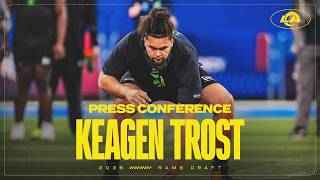 Keagen Trost On Getting Drafted, His Versatility As An O-lineman & Playing In The Rams' Offense