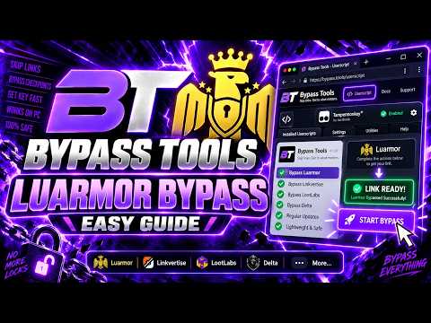 How to Bypass Luarmor Links with Bypass Tools (2026) | Easy Tutorial