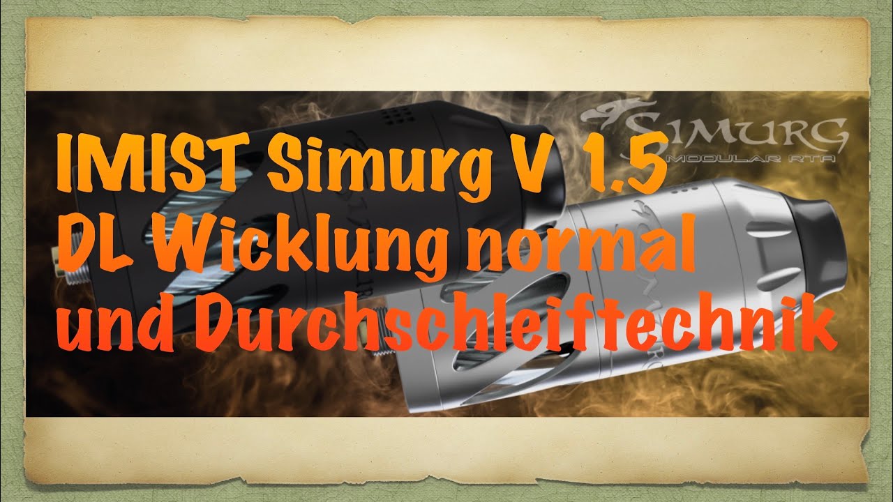 IMIST SIMURG V 1.5 DL Wicklung herkömmlich und mit Durchschleiftechnik