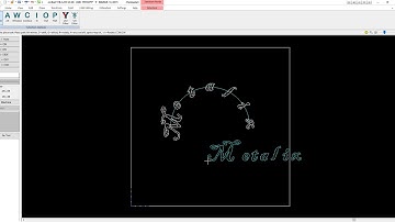 Engraving Text Along an Arc with Metalix cncKad V18