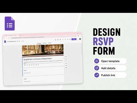 How to Create an Event Registration Form in Google Forms