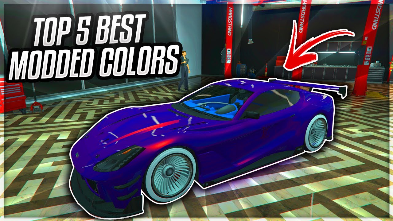 GTA 5 *RARE* Top 5 Modded Crew Colors! (3D Purple, Slate Blue, Modded