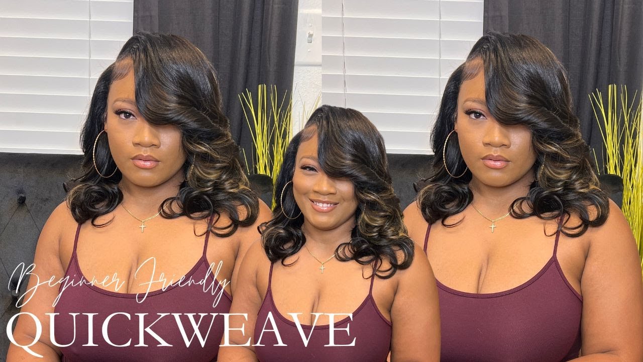 HOW TO: SIDE PART QUICK WEAVE BOB *HIGHLY REQUESTED * STEP BY STEP HAIR  TUTORIAL - YouTube