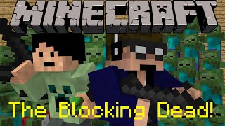 HEADSHOT PISTOL! (Minecraft Blocking Dead Minigame) [feat. GeneralVoit21]