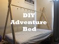 DIY kid adventure theme bed