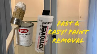 How to remove chalk paint FAST!