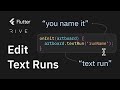 Edit Text Runs of Rive Animations in Flutter Runtime