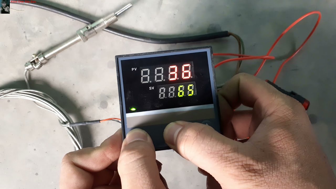 hướng dẫn cài sensor và cảnh báo đồng hồ nhiệt CKC REX- C700 | Kênh Điện Độc Đáo - Trần Chiến