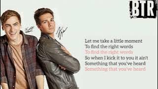 Big Time Rush - Boyfriend [Ft. New Boyz] (Lyrics)