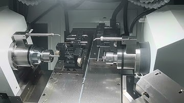 Swiss CNC lathe process video #machine #cnclathemachine #cnclathe #cnc #lathe #manufacturing