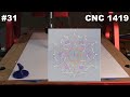 #31.  CNC 1419 - Тест станка рисованием