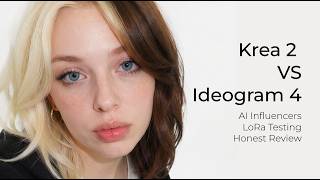 I Tested Ideogram VS Krea 2 for AI Influencer LoRas
