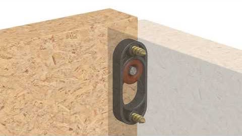 How to mount a panel using Button-fix Type 1 Flush