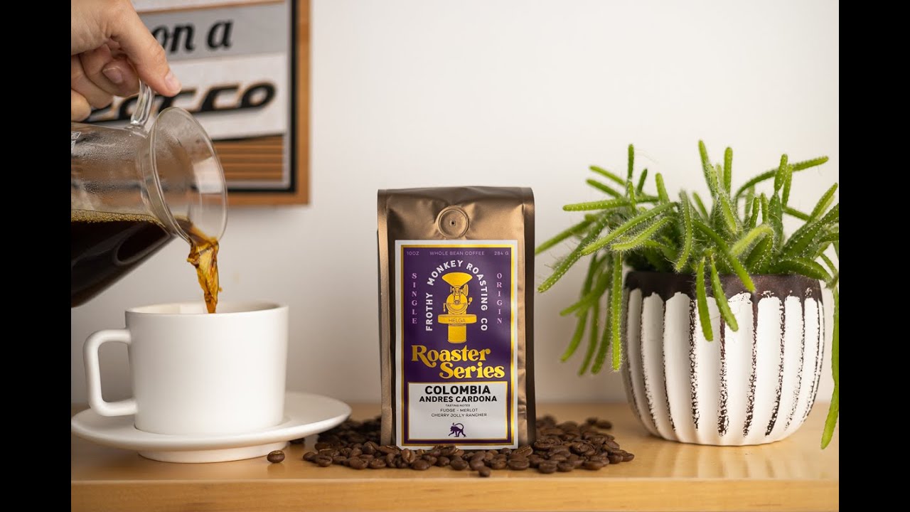 Colombia Andres Cardona Natural Roaster Series Coffee 9 Frothy