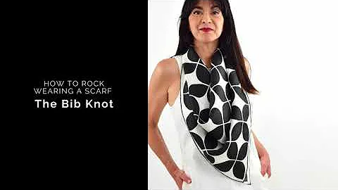 How to Wear a Scarf: The Bib Knot | THERESA DELGADO