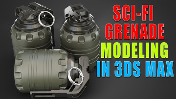 Hard Surface: Sci-Fi Grenade Modeling In 3ds Max || N°_241