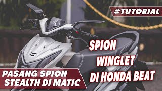 RAKA USES THE SPION STEALTH || HOW TO INSTALL A WINGLET SPION ON A MATIC MOTORCYCLE RAKA USES THE SPION STEALTH || HOW TO INSTALL A WINGLET SPION ON A MATIC MOTORCYCLE