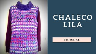 CHALECO LARGO A CROCHET TUTORIAL. #TEJECONMIGO