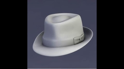 3D Model of Fedora Hat Review