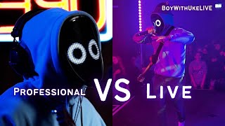 BoyWithUke Professional VS Live Performance